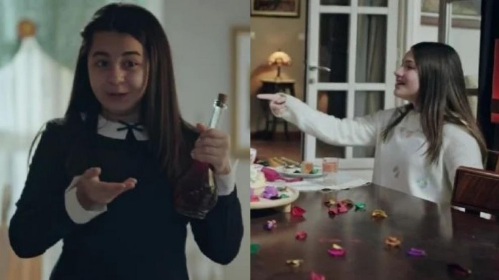 "Melissa", la novela turca de Telefe (Foto captura de Telefe).