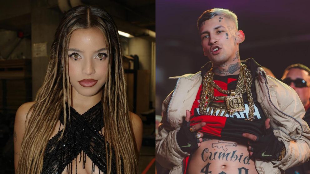 La supuesta indirecta de L-Gante hacia Emilia Mernes. (Instagram/@lgante_keloke y @emiliamernes).