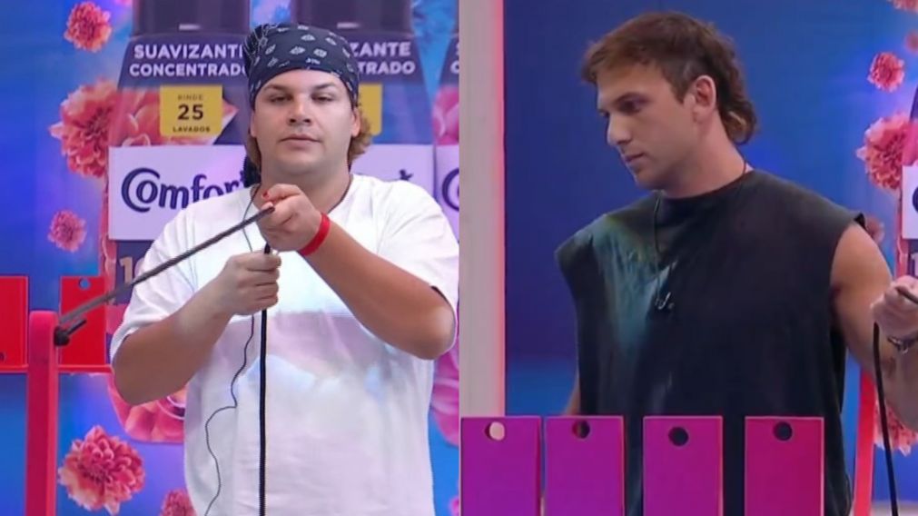 Emmanuel y Bautista, los finalistas de la prueba del líder en "GH 2024". (Captura DGO)