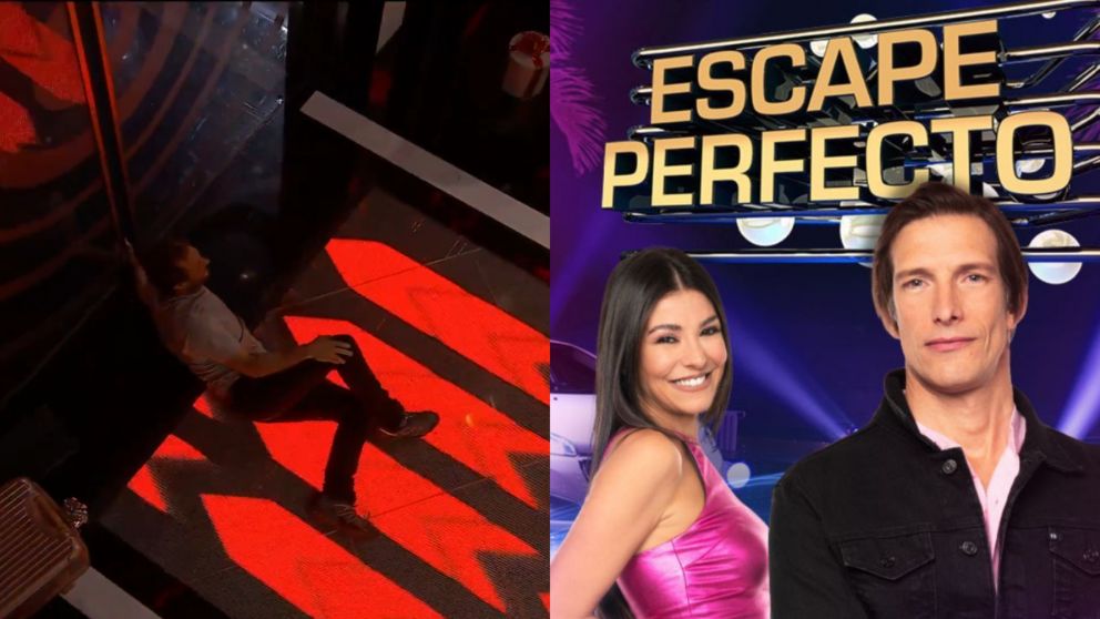El salto del participante de "Escape perfecto".