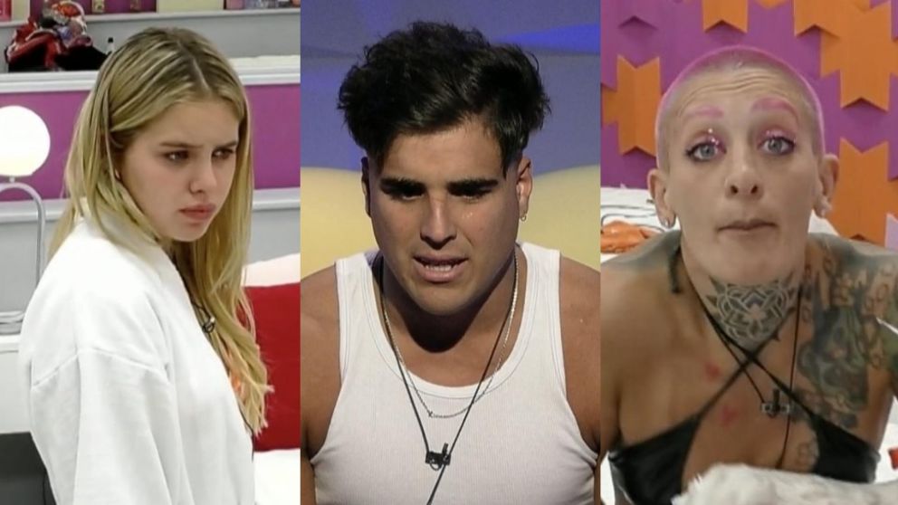 Mauro está en el medio de Furia y Coti Romero de "Gran Hermano 2024". (Foto captura de DGO).