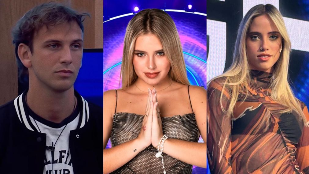 Coti Romero, atraída por Bautista de "GH 2024" (Instagram/@bautimascia_, @granhermanoar y @denisse_belen_gonzalez).