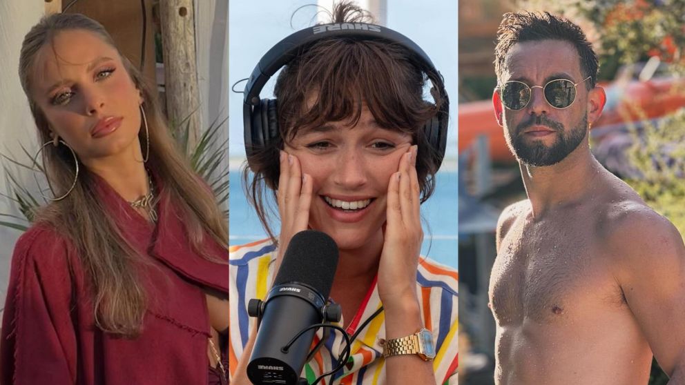 Agustín Sierra se refirió a su romance con la cuñada de su ex (Instagram/@carollagill,@candelivetrano y @cachetesierra.