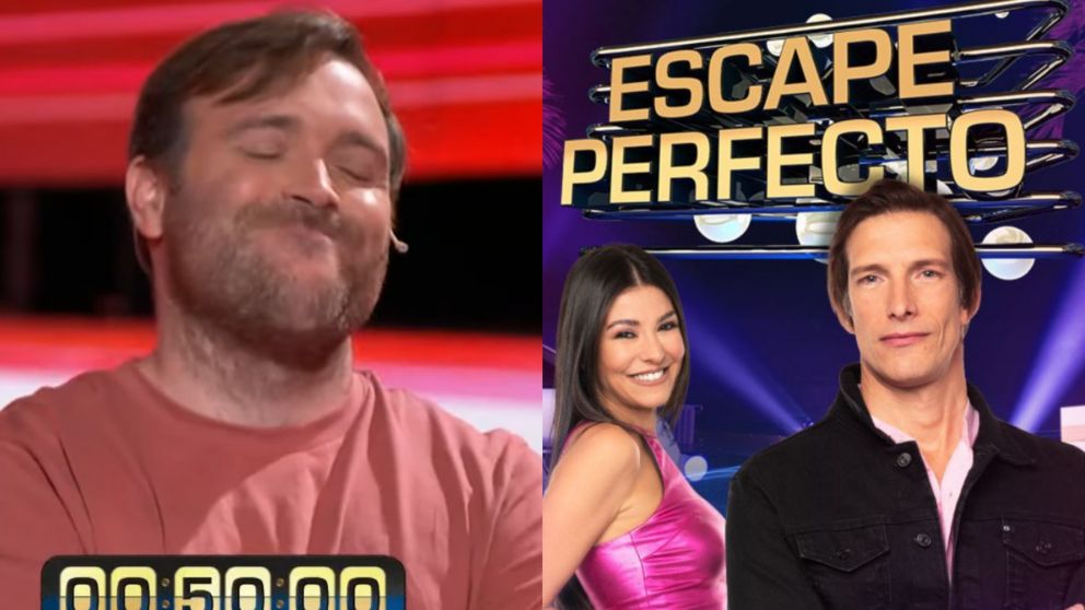 Apostó y perdió en "Escape perfecto". (Captura Telefe)