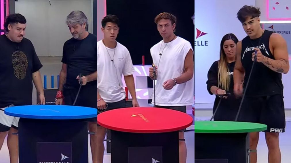Los finalistas de la prueba del líder de "Gran Hermano" (Foto captura de YouTube).
