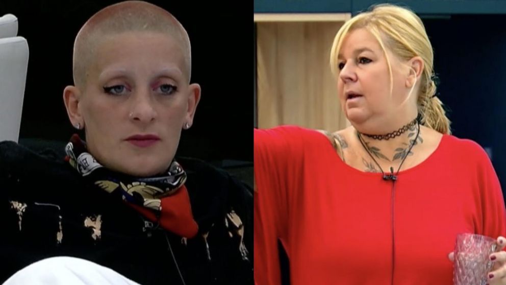 El cruce de Furia y Virginia en "Gran Hermano 2024" (Foto captura de DGO).
