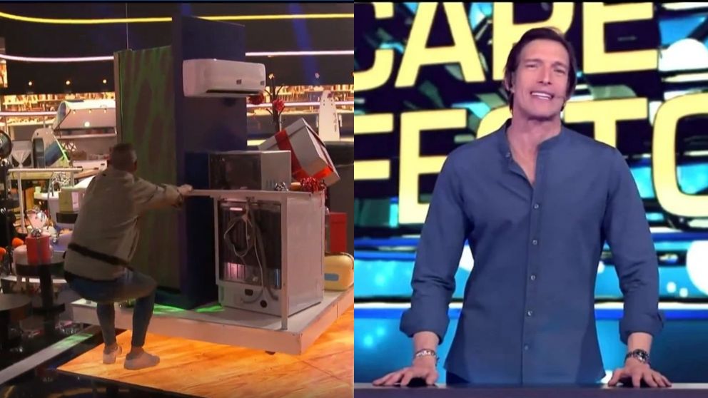 "Escape Perfecto": un participante logr� sacar el carro de los electrodom�sticos y se llev� una millonaria cifra. (Telefe)