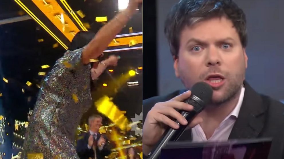 El increíble festejo en "Los 8 Escalones" (Foto captura El Trece).