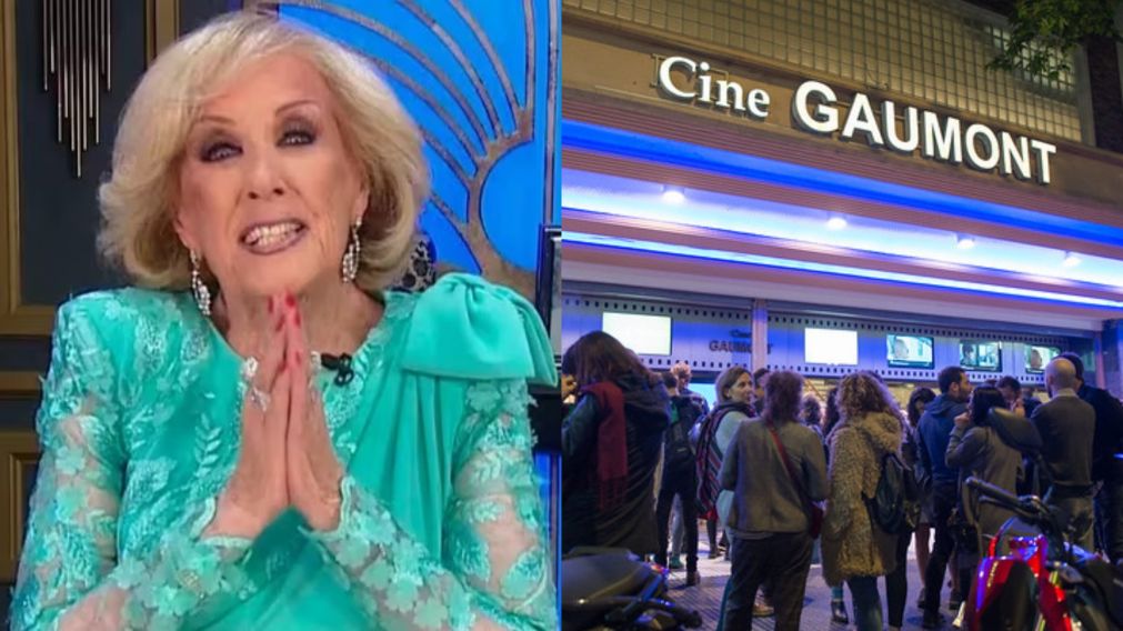 Mirtha Legrand defendió al cine argentino y al Gaumont. (Foto: Ciudad Magazine y El Cronista).