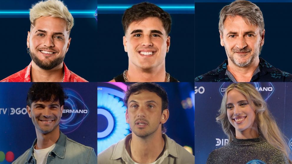 Uno de estos participantes abandonó "Gran Hermano 2024". (Fotos: Telefe, Fernando Pérez Re)