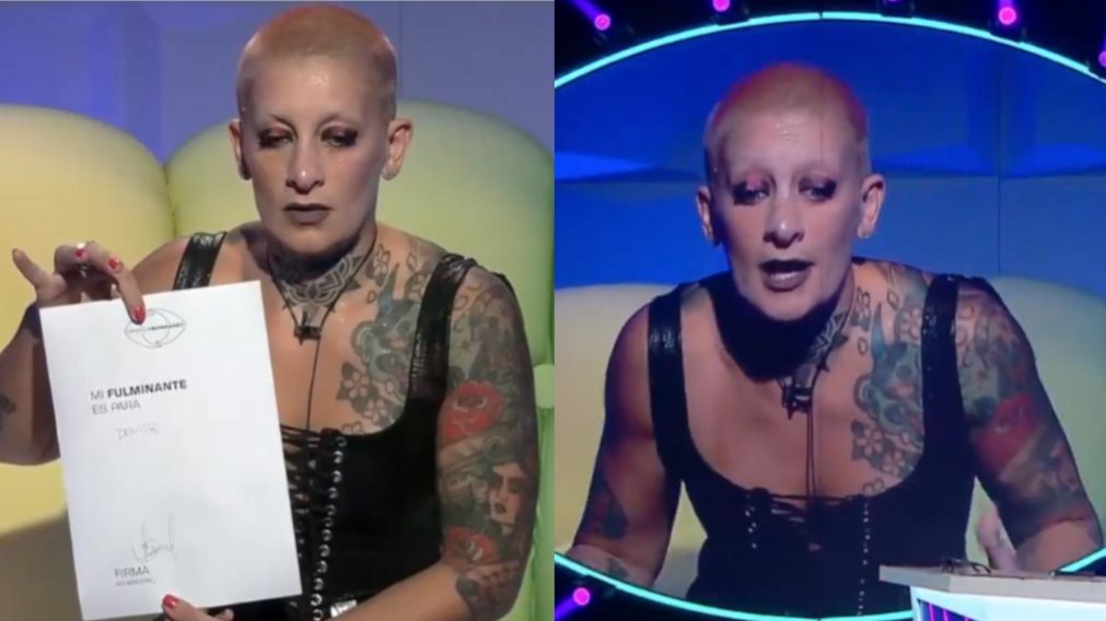 Polémica por la fulminante de Furia de "Gran Hermano" (X/@TronkOficial).