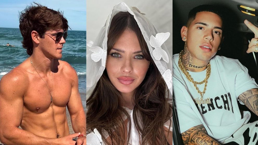 La China Suárez, ¿olvidó a Marcos Ginocchio?. (Foto: Instagram/@marcosginocchio, @sangrejaponesa y @ecko).