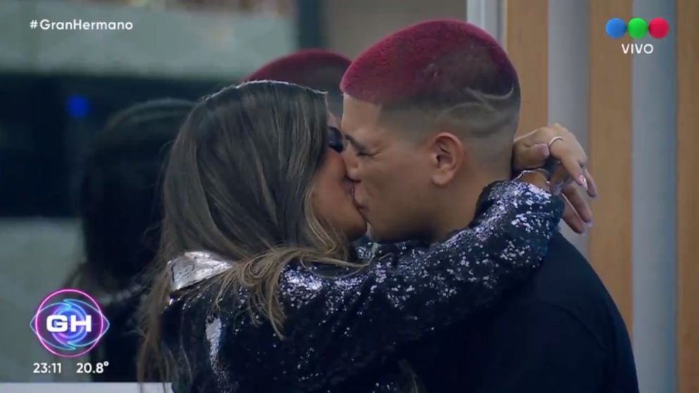 Daniela y Thiago, de vuelta en "Gran Hermano". (Captura Telefe)