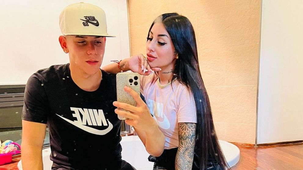 Tamara B�ez, la ex de L-Gante, poste� im�genes subidas de tono con su nuevo novio.