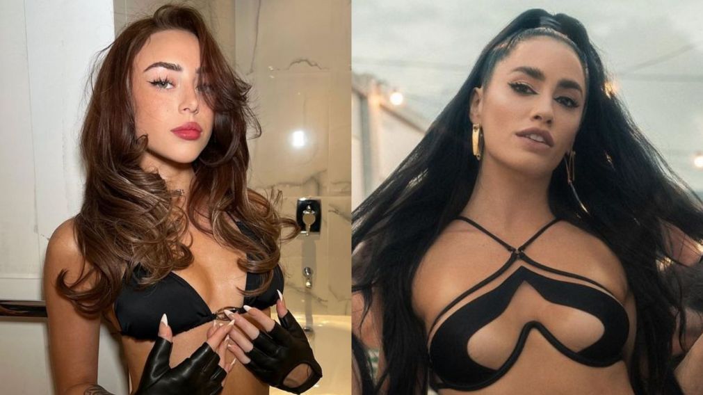 Lali Espósito y Nicki Nicole, a los besos en el escenario. (Foto: Instagram/ @nicki.nicole y @lali).