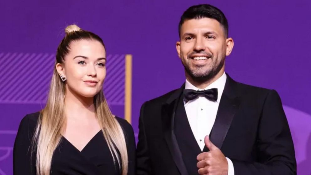 El Kun Agüero y Sofía Calzetti anunciaron el sexo de su bebé. (web)