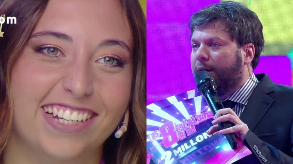 Una participante de "Los 8 escalones" se sacó los zapatos y descolocó a Guido Kaczka con los motivos de su decisión. (Foto: El Trece).