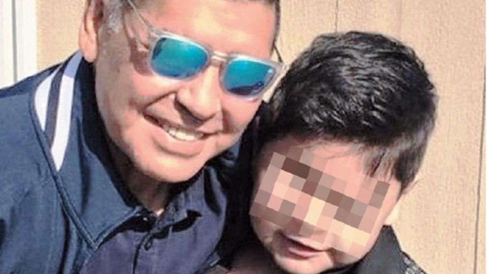 Dieguito tuvo muy poco tiempo a su papá.