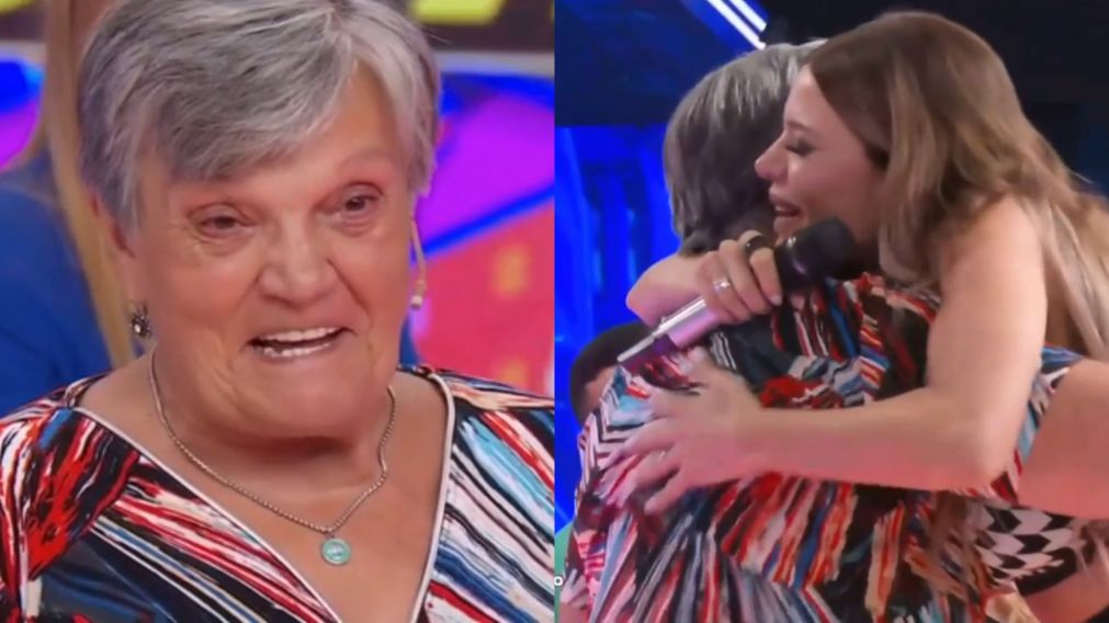 Evangelina Anderson se emocionó en "Los 8 escalones". (Captura El Trece)