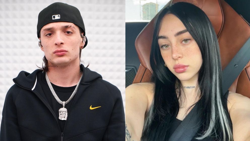 Nicki Nicole confirm� la infidelidad de Peso Pluma. (Instagram/@pesopluma y @nicki.nicole).