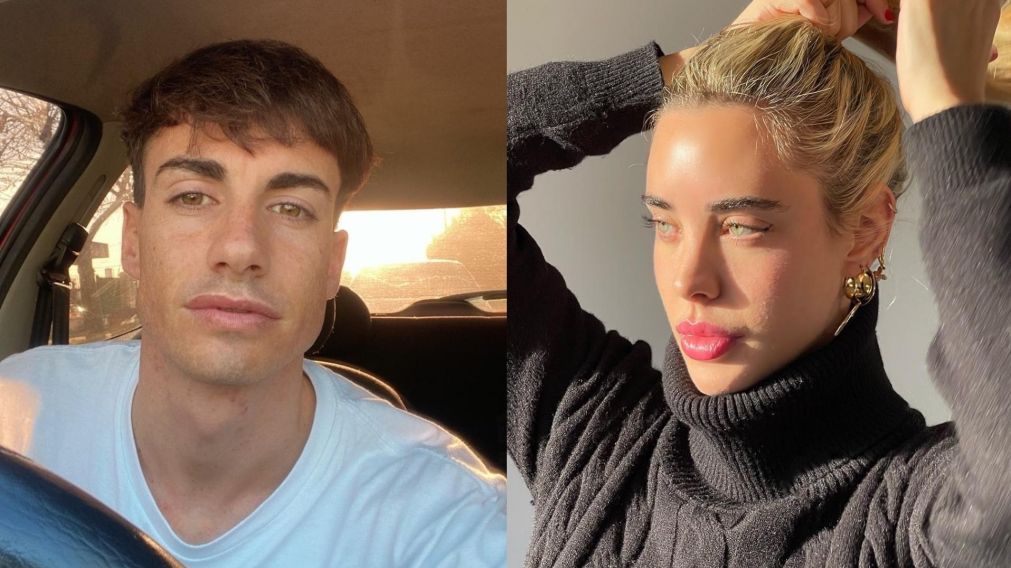 La supuesta novia de Alan de "Gran Hermano" (Instagram/@alansimone19 y @maruarce).