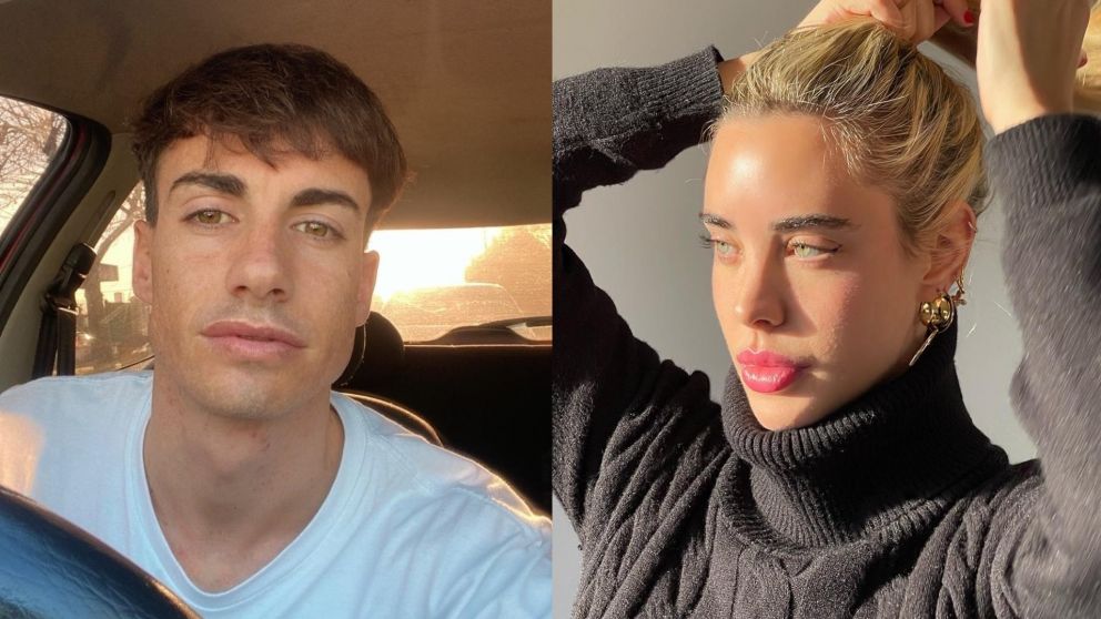 La supuesta novia de Alan de "Gran Hermano" (Instagram/@alansimone19 y @maruarce).