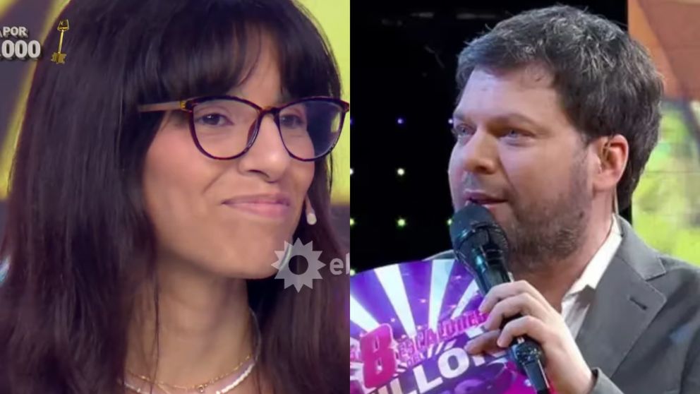 El nombre que sorprendió a Guido Kaczka en "Los 8 escalones". (Captura El Trece)
