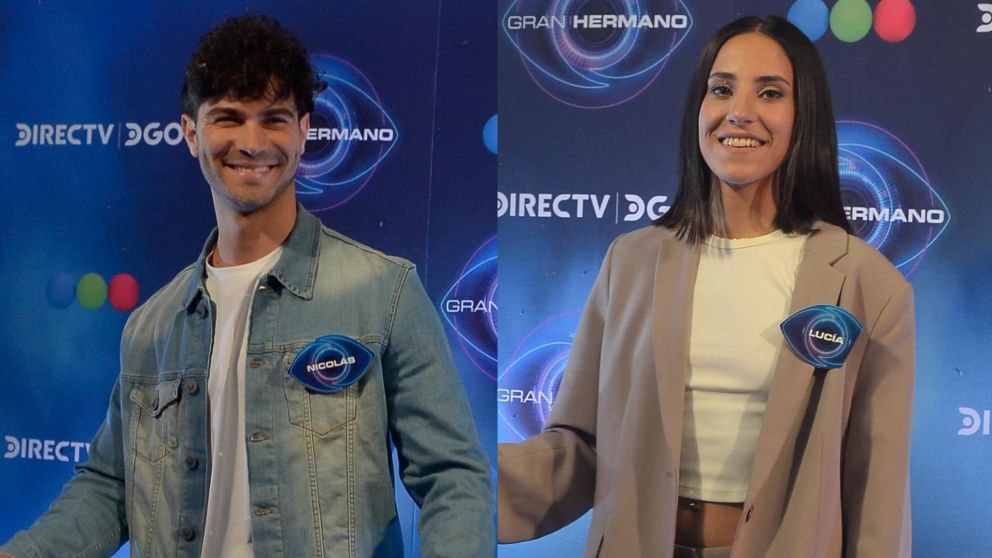 Lucía y Nicolás de "Gran Hermano". (Foto: Diario Crónica/ Fernando Pérez Re).