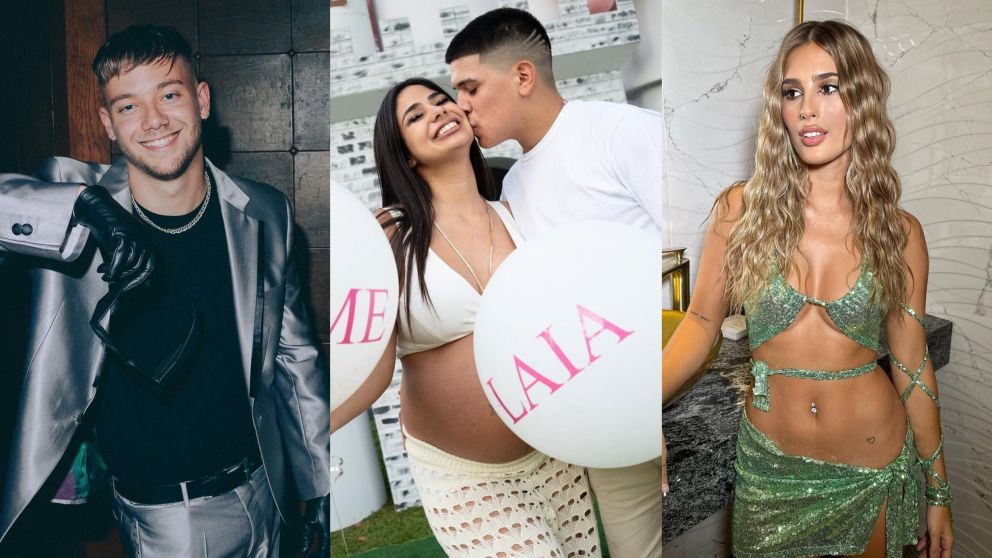 Julieta Poggio y Nacho Casta�ares conocieron a las gemelas de Daniela Celis y Thiago Medina. (Instagram)