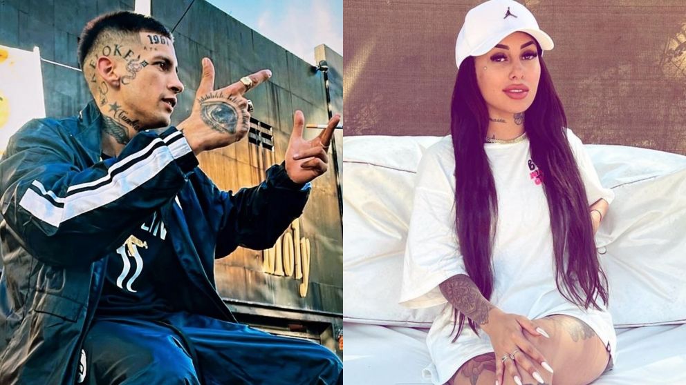 Tamara Báez estalló de furia luego de las fotos de L-Gante con una modelo. (Instagram: @lgante_keloke y @tamarabaez777)