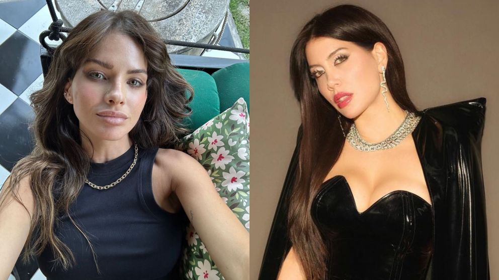 Wanda Nara le contest� a la China Su�rez tras la pol�mica por los looks.