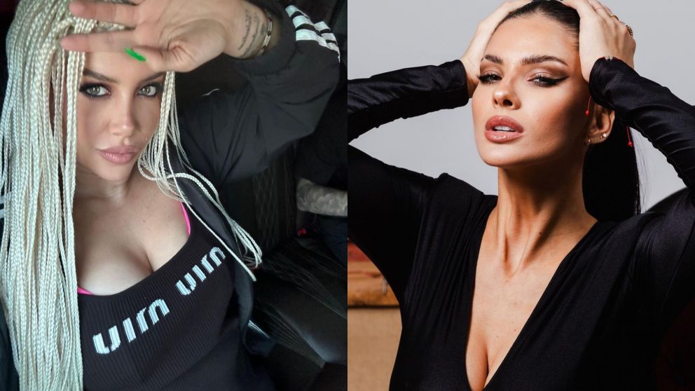 Wanda Nara y la China Suárez, una guerra sin final. (Instagram: @wanda_nara y @sangrejaponesa)