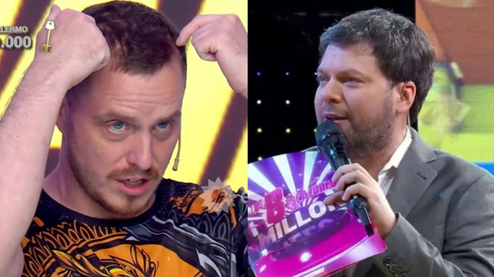 El participante que dejó atónito a Guido Kaczka en "Los 8 Escalones" (Foto El Trece).
