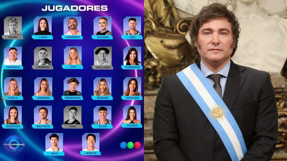 Quiénes son los votantes de Javier Milei en "Gran Hermano" (X/@fedeebongiorno y web).