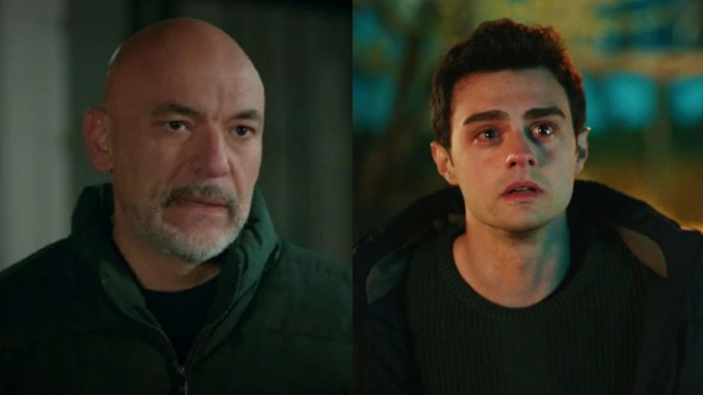 La dram�tica escena de "Todo por mi hogar" (Foto Telefe y Antena 3).