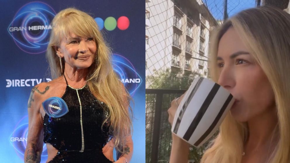 La mamá de Zoe de "GH" festejó la eliminación de Isabel (Foto Fernando Pérez Re e Instagram/@aixaabasto).