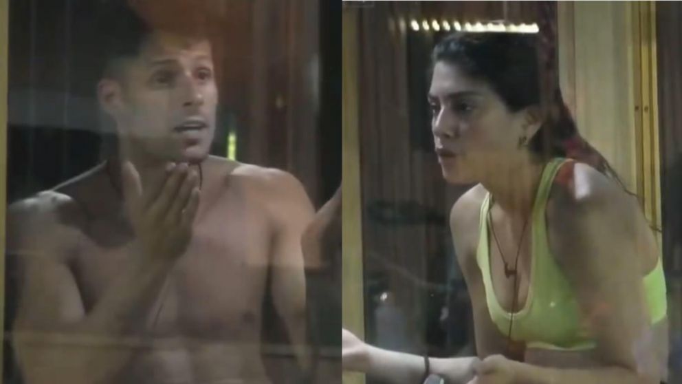 Joel intent� hacer entrar en raz�n a Rosina de "Gran Hermano" (Foto captura DGO).