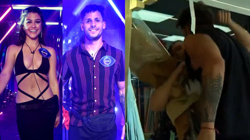 Joel y Rosina se besaron en "Gran Hermano 2024". (Foto: Telefe)