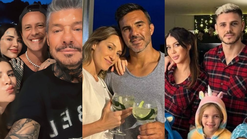 Los famosos compartieron tiernas postales de sus festejos de Navidad. (Foto: Instagram).