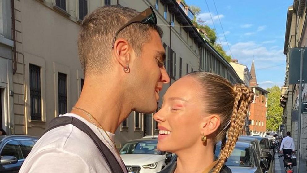 La pareja de Ester Expósito y Nico Urtado (Instagram/@furtadonico).