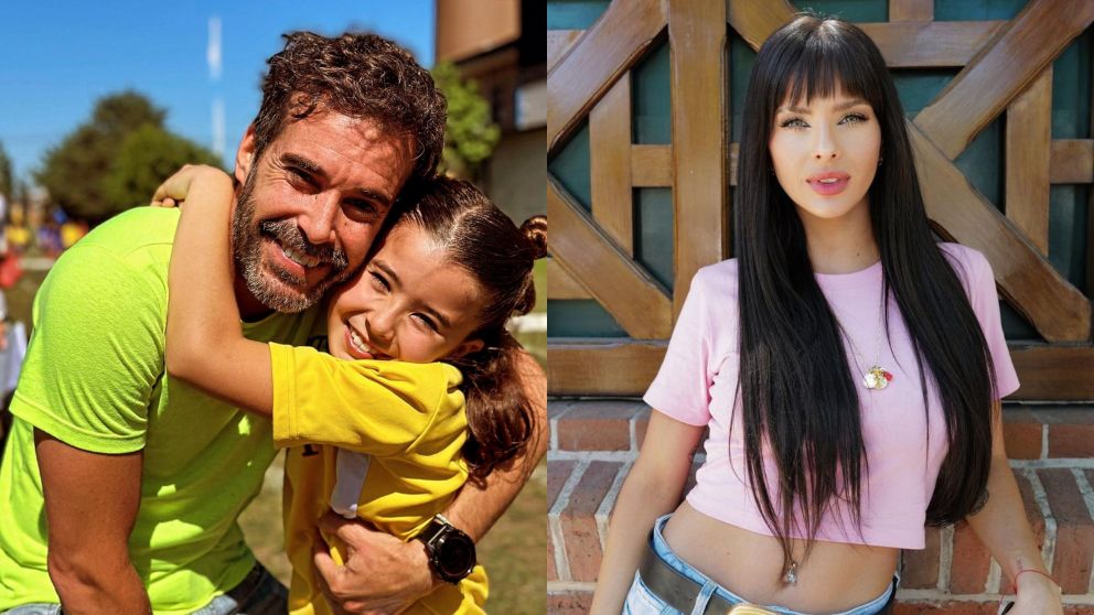 Nicolás Cabré está de vacaciones con su hija, Rufina, y la China Suárez le dedicó un tierno mensaje. (Instagram: @sangrejaponesa y @nicolascabre80)
