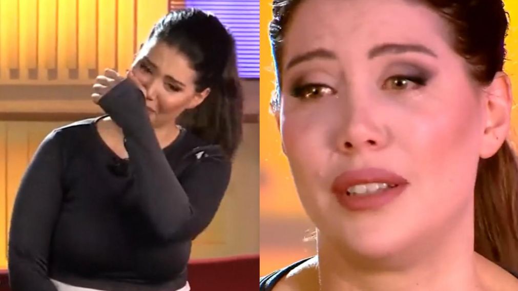 El difícil momento de Wanda Nara en Italia (Foto captura: Ballando con le Stelle).