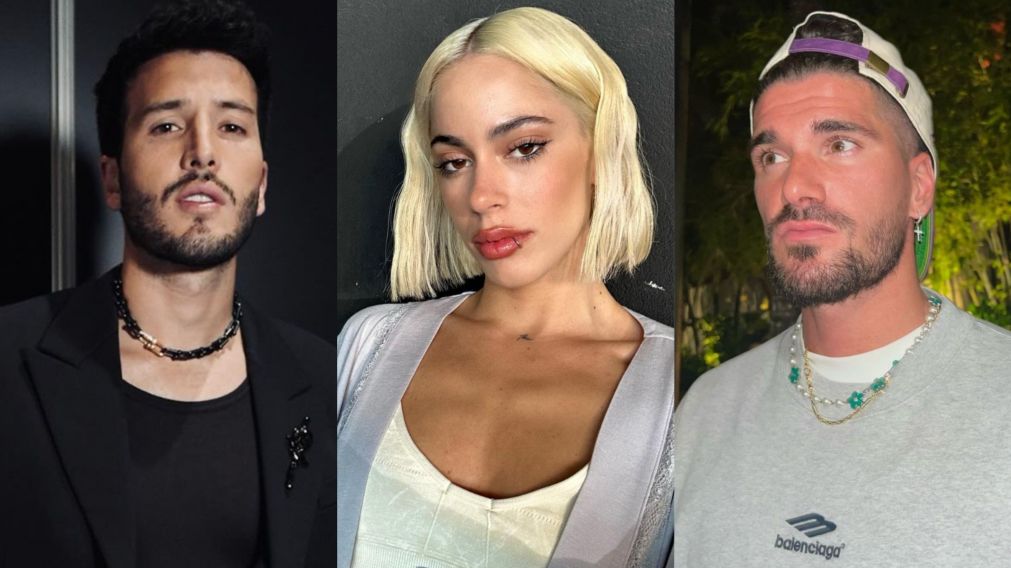 Sebastián Yatra y Rodrigo De Paul, ¿enfrentados por Tini Stoessel? (Fotos: Instagram)