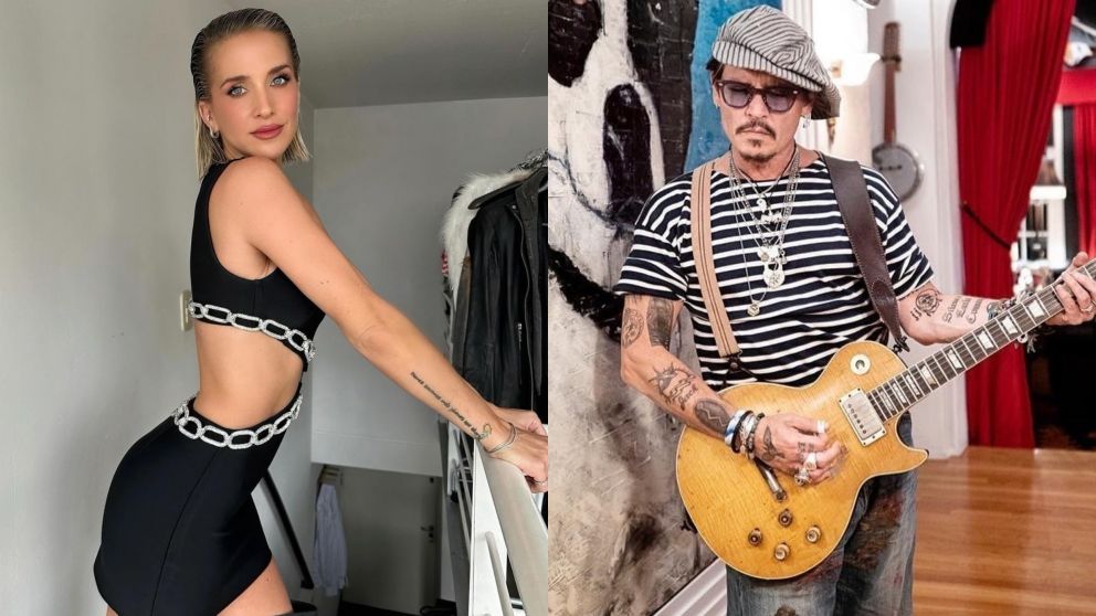 Soledad Fandiño recordó la vez que Johnny Depp intentó conquistarla. (Instagram: @soledadfandiño y @johnnydeep)