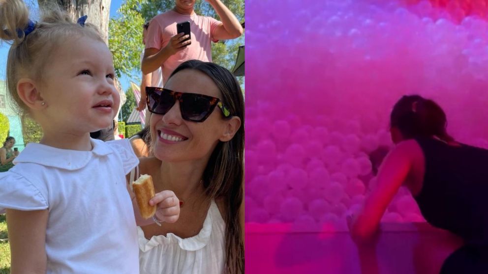 El divertido video de Pampita con su hija Ana (Instagram/@anagarciamoritan).�.
