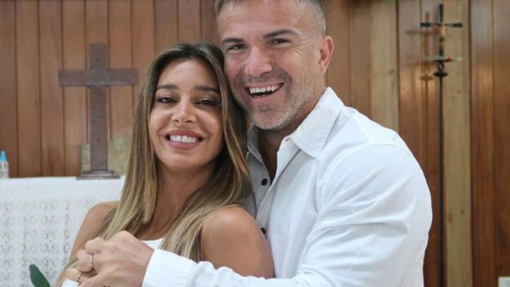 Sol P�rez y Guido Mazzoni se casaron por civil. (Web)