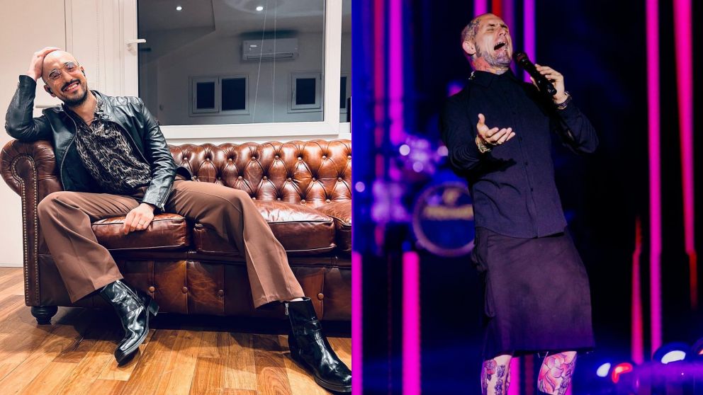 Abel Pintos y Emanuel Noir de "Ke Personajes" deslumbraron cantando "No me olvides". (Instagram: @abelpintos y @emanuelnoir)