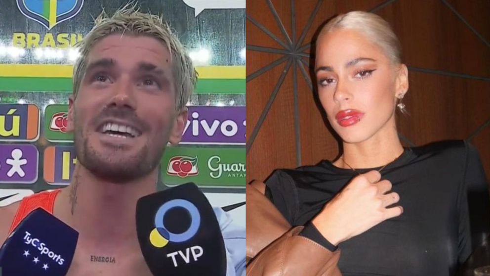 El gesto de Tini Stoessel a Rodrigo De Paul.