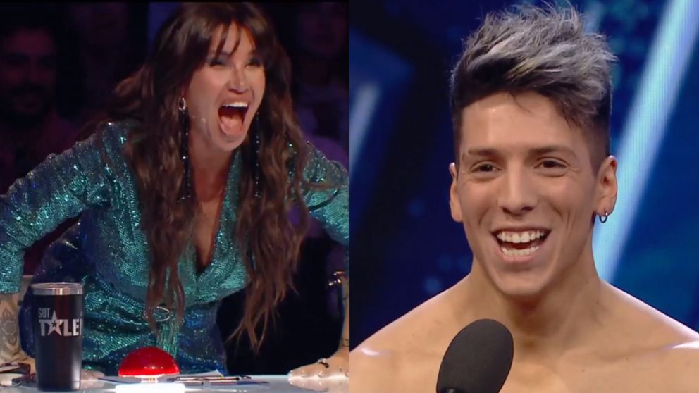 El bailarín del "Bailando por un sueño" que llegó a la final de "Got Talent Argentina". (Captura Telefe)