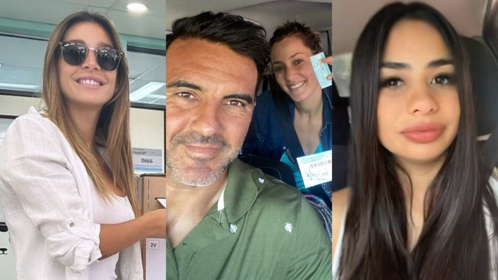 Así votaron los famosos en las elecciones presidenciales 2023. (Fotos: Instagram).